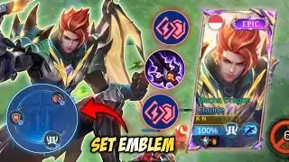 FIX GK NYESEL CLAUDE PAKE EMBLEM INI! JADI KUAT BANGET LANINGNYA! GOKIL!  | TOP GLOBAL CLAUDE - MLBB