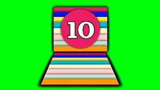 ⏰10 Second Green Screen Timer ⌛ 10 Second Countdown Timer 🕰️ 10 Second Interval Timer