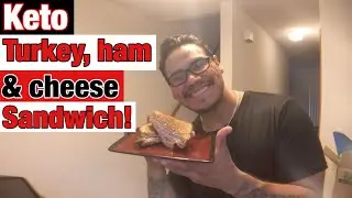 Keto Turkey Ham And Cheese Sandwich!
