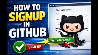 GitHub Account creation and signup 
