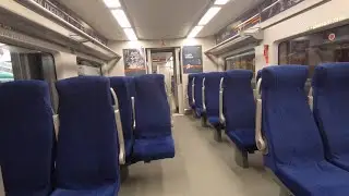 Поездка на поезде ЭС1П-023 по маршруту Минск - Москва / Train ES1P-023 on the route Minsk - Moscow