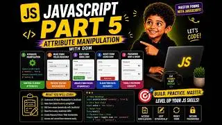 #5 DOM Manipulation for Forms | Attribute Manipulation in JS ,Readonly Reset Form Password Show/Hide