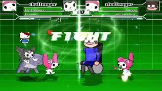 MUGEN My Melody & Kuromi In Survival Mode!