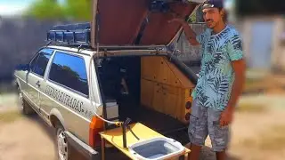É com esse carro que vamos viajar até o FIM DO MUNDO!