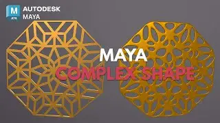 Complex Modeling Less than 5Minutes|Autodesk Maya|3D Modeling