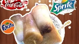Как сделать мороженое фруктовый лед из Coca-Cola, Sprite, Fanta своими руками в домашних условиях