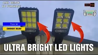 COB Motion Sensor Solar Outdoor Lights | JoeteckTips