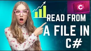 How to read from a text file in C# using Visual Studio | StreamReader | C# Tutorials
