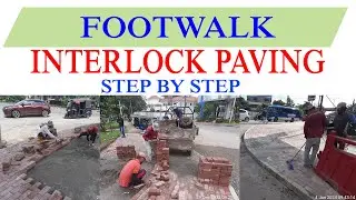 Foot-walk Interlock paving method