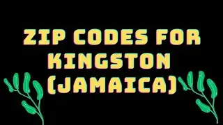 🇯🇲 Zip Codes for Kingston |  Zip Codes Jamaica- Postal Code |Post Code | Postcode Zip Code 