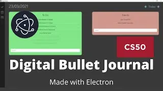 CS50 Final Project - Digital Bullet Journal