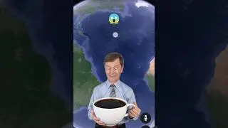 Huge cup of coffee😱on Google Earth 