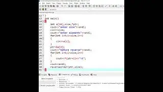 Write a program using pointers to read an array of integers and print its elements in reverse order.
