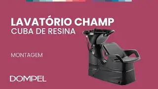 Montagem Lavatório Champ Cuba em Resina