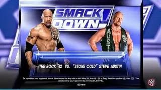 The Rock vs Stone Cold Steve Austin - WWE 2K23 - (PS5) [4K60FPS]