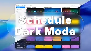 How to Schedule Dark Mode in macOS 26 Tahoe