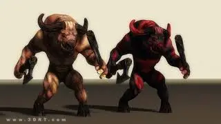 3DRT com Minotaurs 3d pack demo