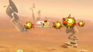 #Rayman Origins Desert of Dijiridoos #002