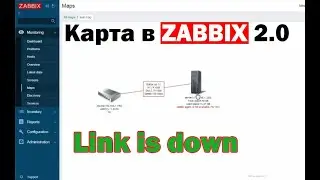 Линк в карте Zabbix