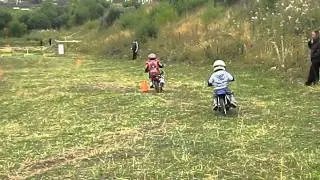 Мотокросс в Прокопьевске 21.08.2011. Малыши.