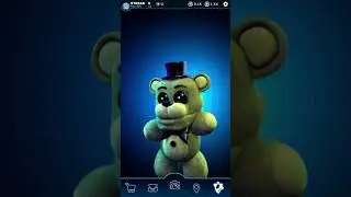 Plush Unwithered Golden Freddy Animatronic FNAF AR Workshop Animation