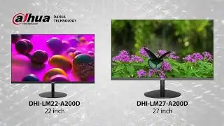 🖥️📈 Level up your workspace with the Dahua Commercial LM Series Monitors! 👾🕹️