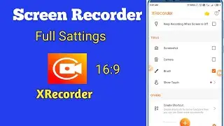 XRecorder Settings In Hindi | How to use XRecorder Full Review Hindi