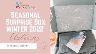 ERIN CONDREN Seasonal Surprise Box | Winter 2022 | Unboxing #ecsquad #erincondren #ecsurprisebox