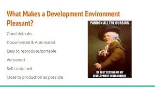 A Pleasant Development Environment featuring Docker and Rails, Chris Cumming