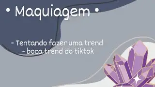 Vídeo de maquiagem - tentando fazer boca  da trend do TikTok .