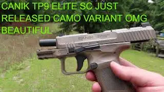 New Canik Tp9 Elite SC Splintered camo Range Day Test | My New EDC