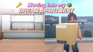Moving into my DREAM APARTMENT 🌃 | Roblox Bloxburg