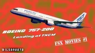 757-200WL United Airlines | Landing at TNCM (St.Maarten) | FSX Movie