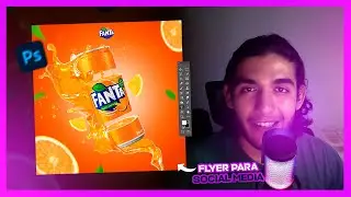 Como criar um Flyer de Social Media para o Instagram do 0 para refrigerante - Photoshop #designer
