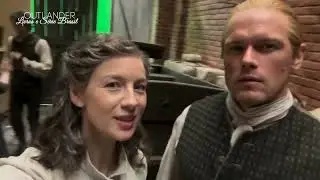 CAIT E SAM DIVULGAM UMA GRANDE SURPRESA NA 8ª TEMPORADA DE OUTLANDER!