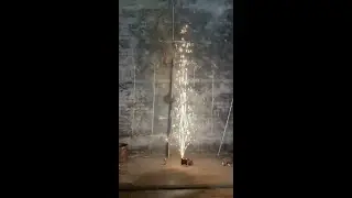 FP143 Фонтан сценический 3 m 60 sec SILVER