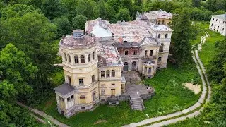 Заброшенные усадьбы России. Дворец Михайловка как оно было и как стало.