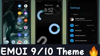 Best EMUI Themes For Honor Play ! Gpix Dark EMUI Theme for EMUI 9/10 ! 2020 🔥!