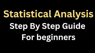 what is statistical data analysis | step by step guide
