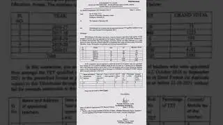 Latest Notification from Education department