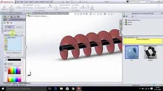 how to design screw conveyor | solidworks design | solidworks tutorial | 3D Design