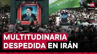 Irán: presidente Ebrahim Raisi fue enterrado en ceremonia multitudinaria en su ciudad natal