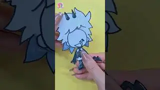 Edward Tocaboca Drawing #fpe #paperdiy #shorts