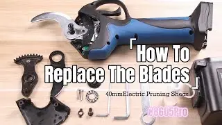 How To Replace The Blades For SWANSOFT 40mm Electric Pruning Shears?【 8605Pro】