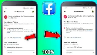 Facebook live in an eligible country not eligible problem || how to enable live in eligible country
