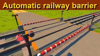 Automatic Railway Barrier. Scrap Mechanic
