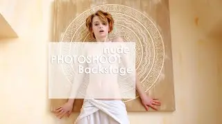 TEASER. Nude photoshoot backstage - Marta