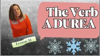 Romanian: The Verb A DUREA - (lesson 31)