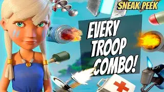 Boom Beach Protector with EVERY Troop Combo & A Huge BUG!