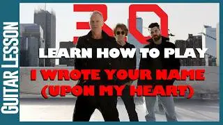 Sting - I Wrote Your Name (Upon My Heart) - Guitar Lesson